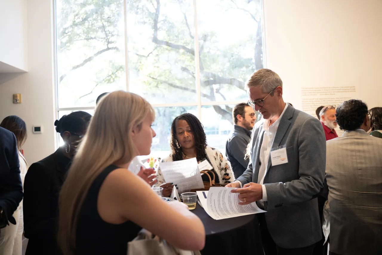 A photo of Linda Hafstad, Shante Smith-Daniels, Olivier Pistiaux