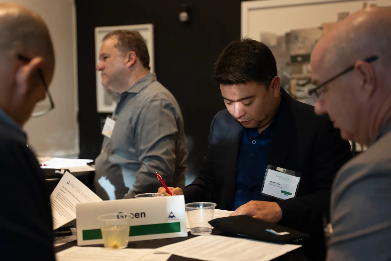 A photo of Robert Harris, Fabian Luna, Thomas Gilman