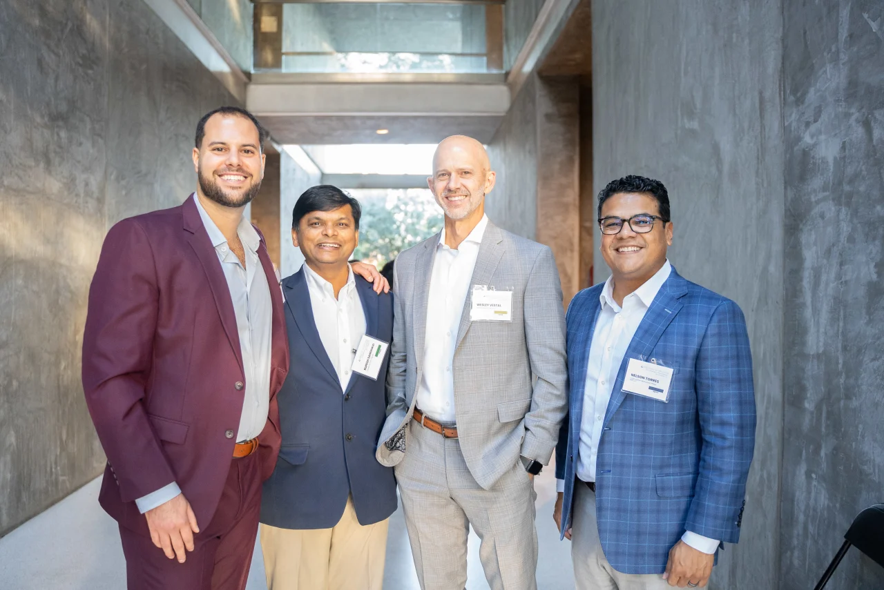 A photo of Garrett Mintz, Rupesh Sanghavi, Wesley Vestal, Nelson Torres