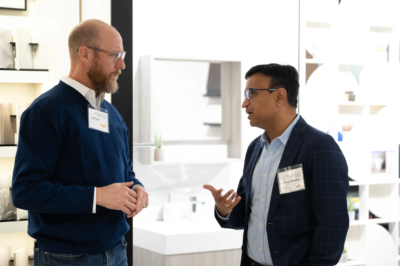 A photo of Jason Dyer and Hemant Madaan