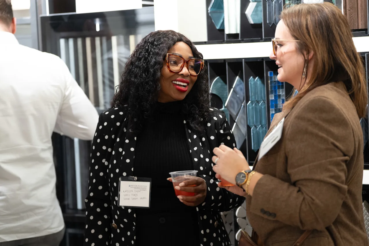 A photo of Krystn Enem and Elizabeth Davis