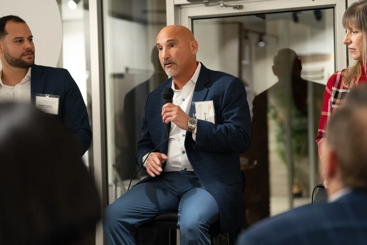 A photo of Garrett Mintz, Glen Elias, Marina Williams