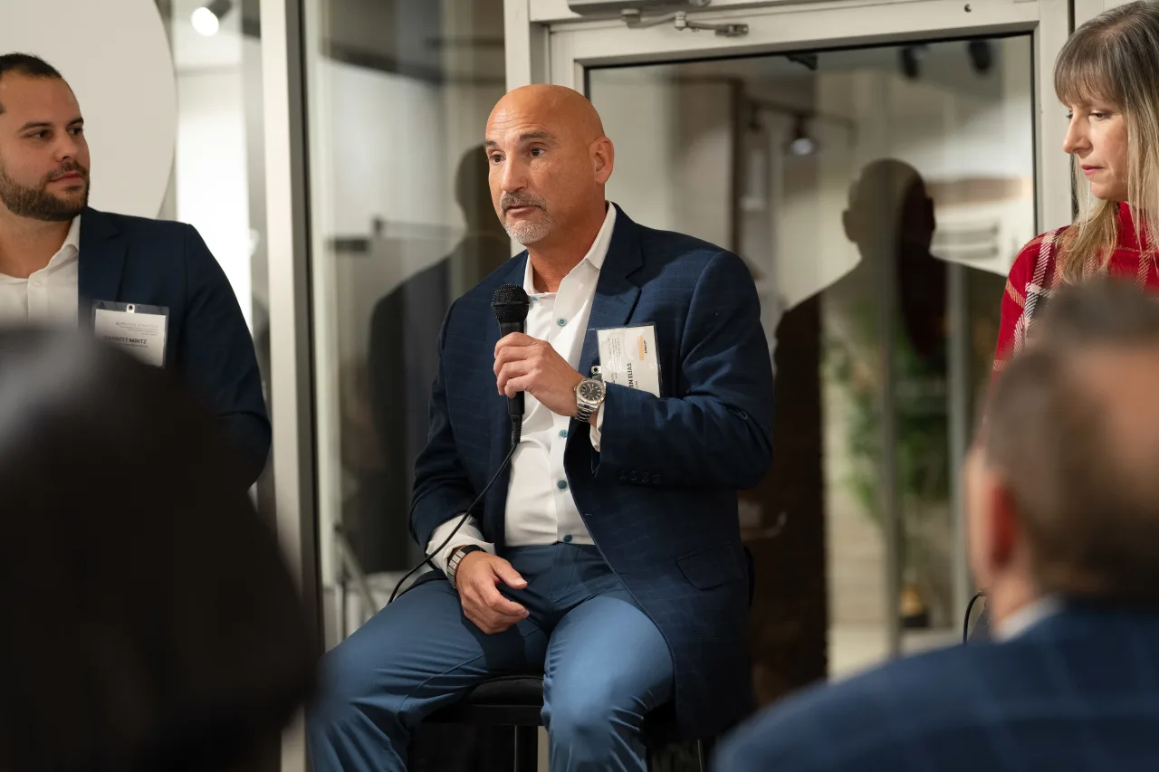 A photo of Garrett Mintz, Glen Elias, Marina Williams