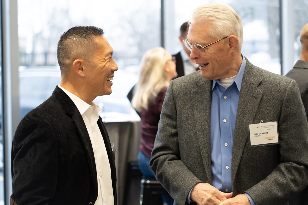 A photo of Tom Yeung, Terry Mckenzie