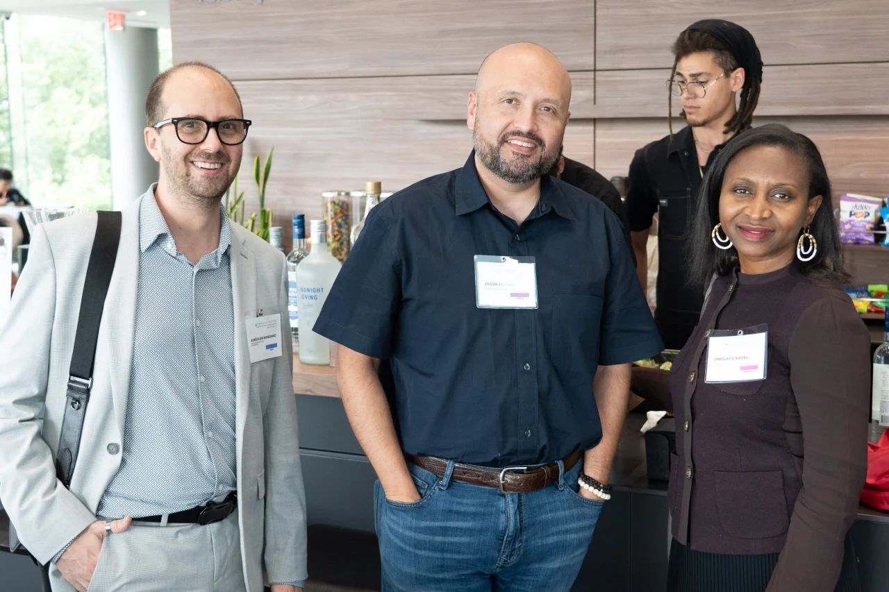 A photo of Aurelien Mangano, Jason Jimenez, Omolayo Badru