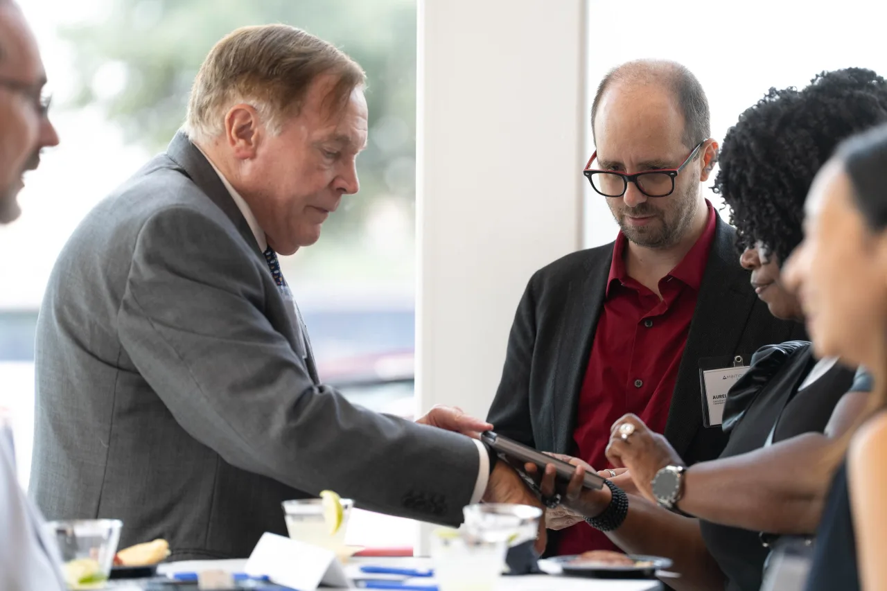 A photo of Joe Frankie, Aurelien Mangano, Allyson Cline, Jessie Wang