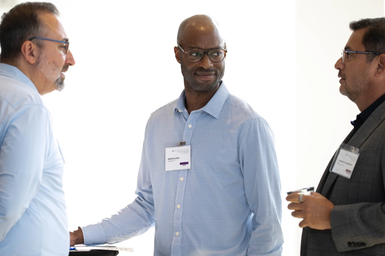 A photo of Mike Cilla, Marlen Long, and Carlos Lowenberg