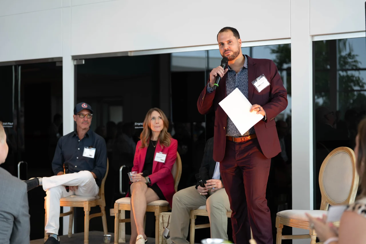 A photo of Sean Spector, Marissa Barcza, Dan Durkin, Garrett Mintz