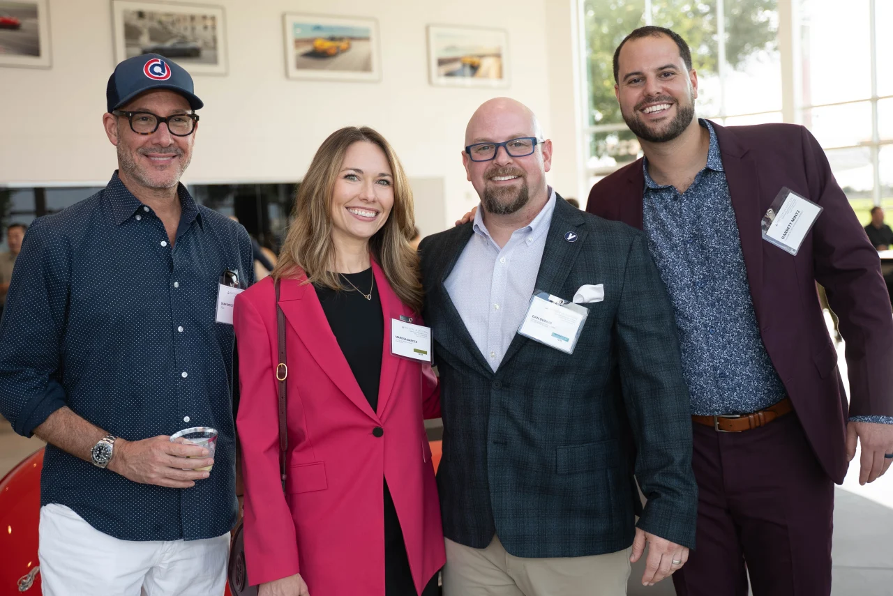 A photo of Sean Spector, Marissa Barcza, Dan Durkin and Garrett Mintz