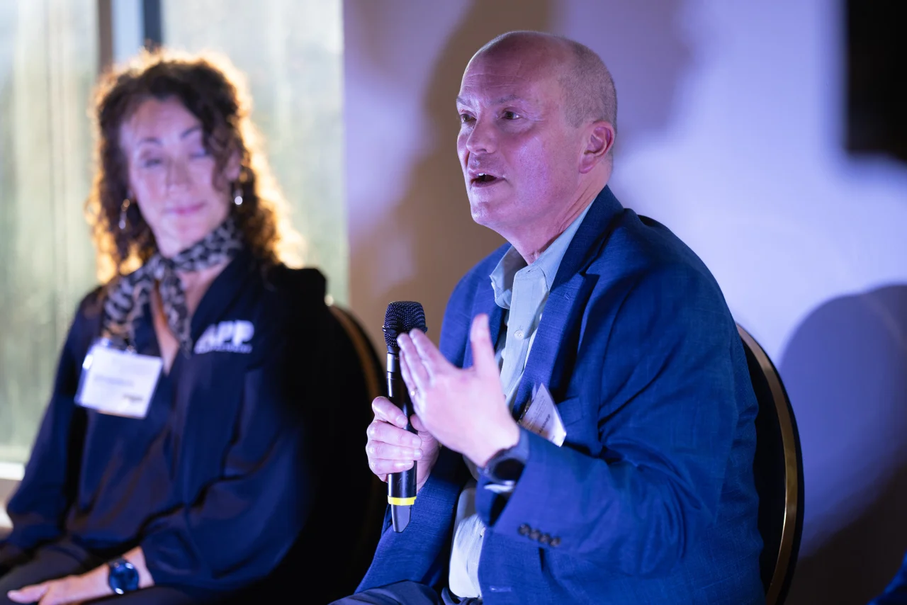 A photo of Stefani Ducote, Ken Sensanbaugher, Pat Onstad