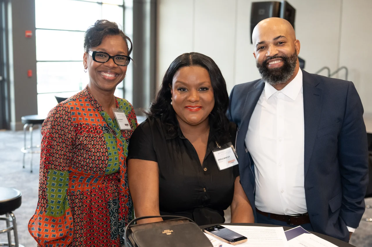 A photo of Billie Wright, Angela Mincey, Tony Reese