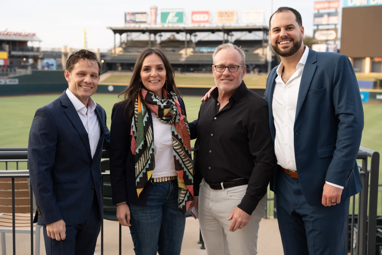 A photo of Robby Humble, Cat Gonzalez, Daniel Smith, Garrett Mintz