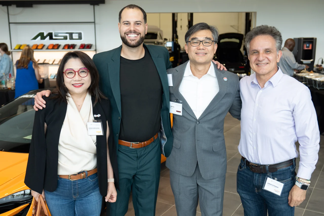 A photo of Dianne Huiwen Eldridge, Garrett Mintz, Tom Vo, Jorge Estrada