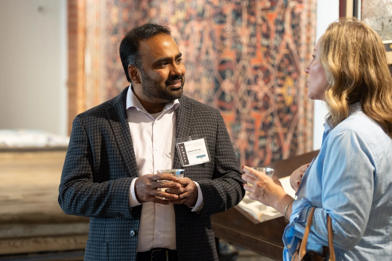 A photo of Venkat Potturi, Lori Blad