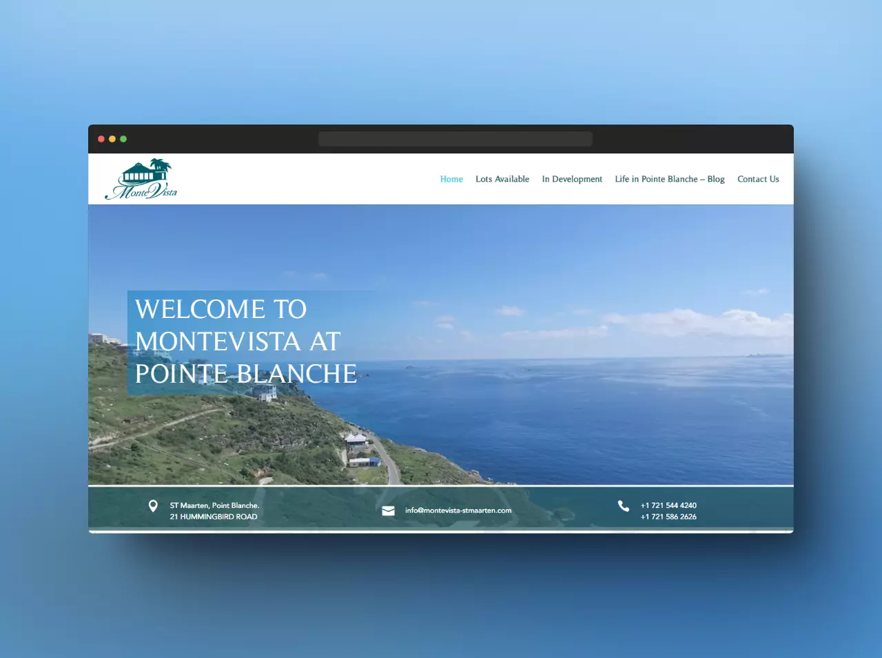 Imagen del proyecto web Montevista Montevista Sint Maarten