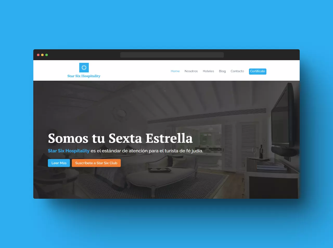 Imagen del proyecto web Star Six Hospitality