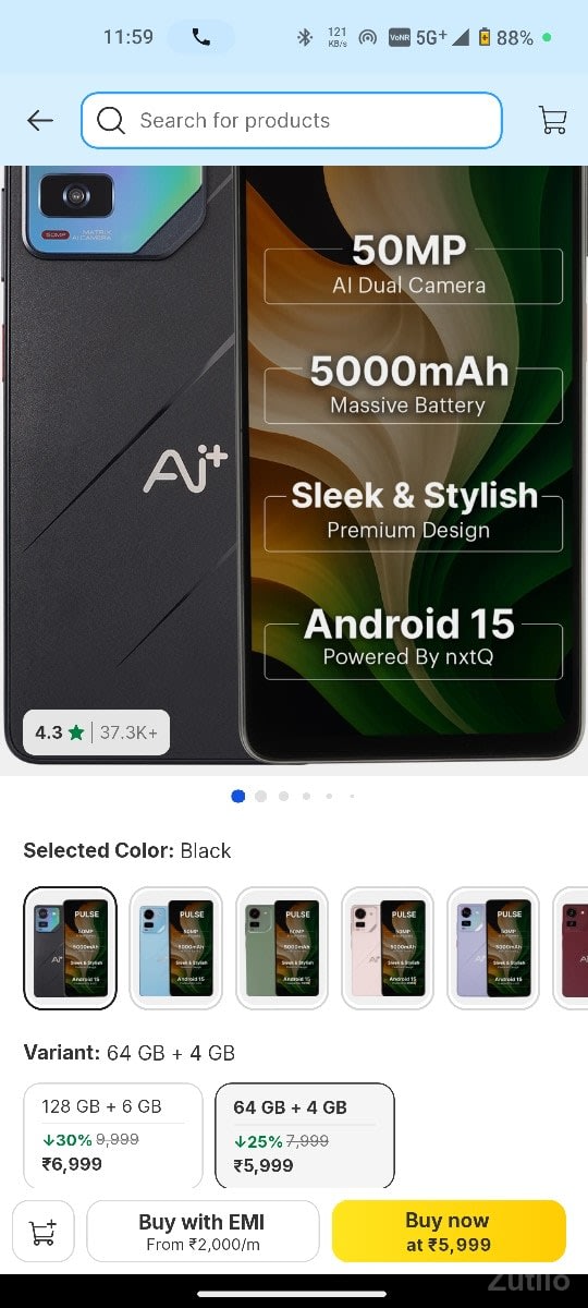 Ai + pulse 64 gb - મોબાઇલ ફોન - અમદાવાદ શહેર - Image 1