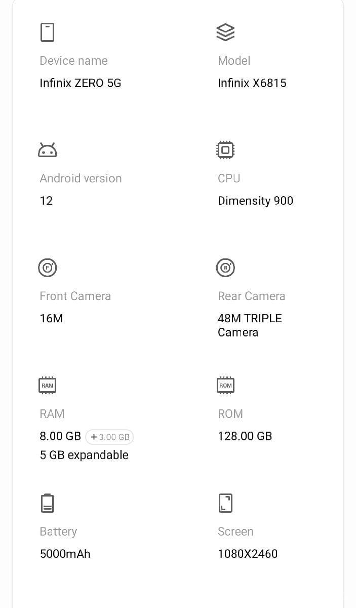 infinix  zero 5g - Mobile Phones - Halvad - Image 3