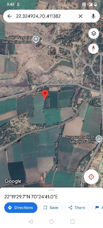 Road Touch Agriculture Land Kalavad - Land & Plots - Kalavad - Image 1