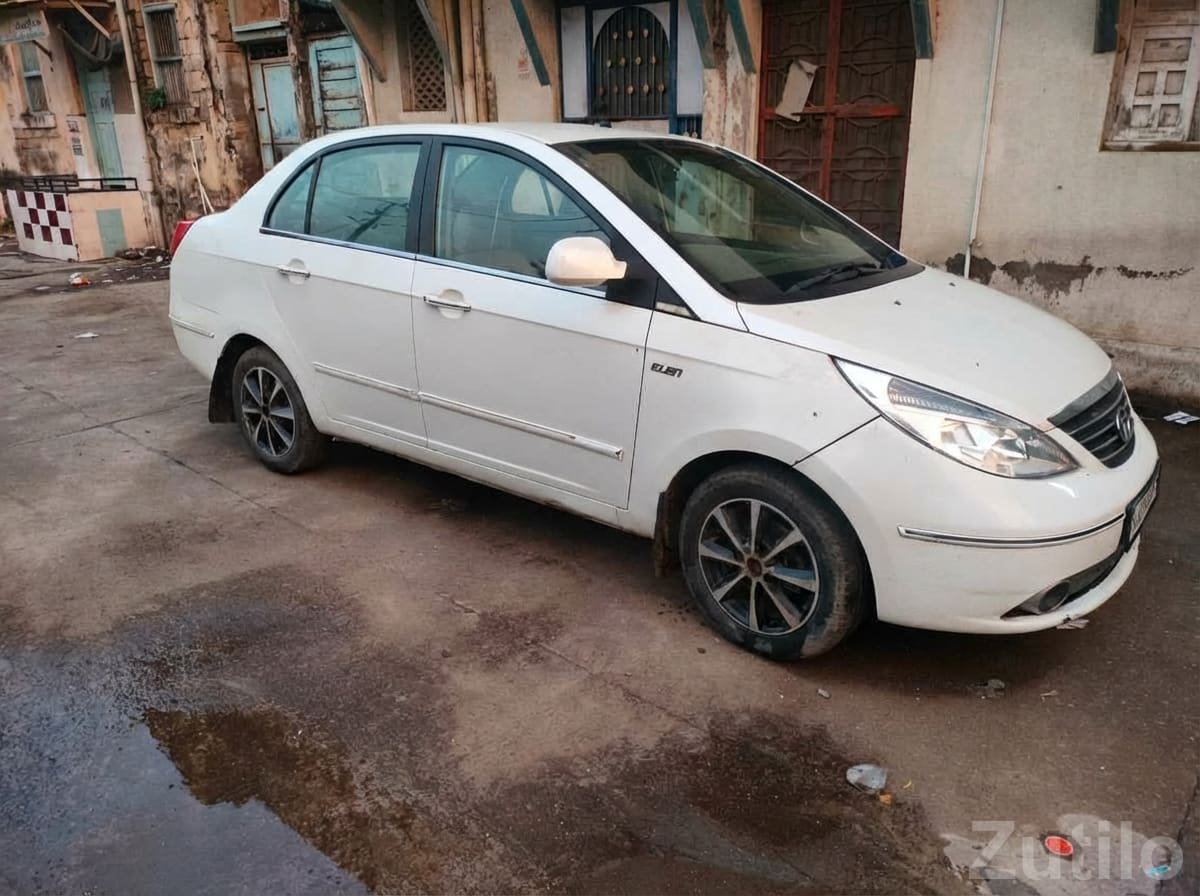 2011 Tata Manza White Sedan - Cars - Dhoraji - Image 1