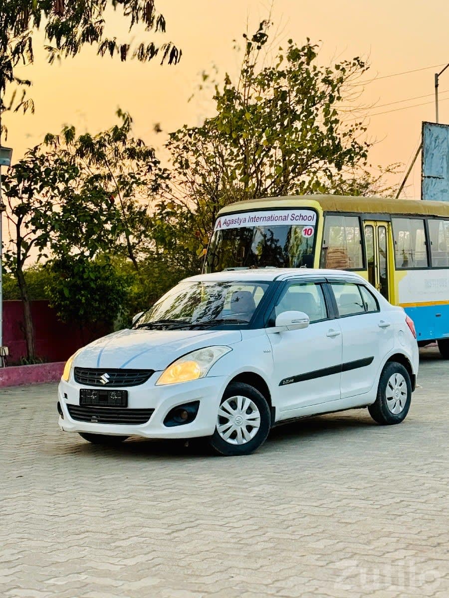 White Maruti Swift Dzire Sedan Car - Cars - Keshod - Image 4