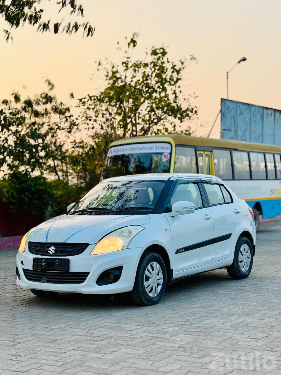 White Maruti Swift Dzire Sedan Car - Cars - Keshod - Image 5