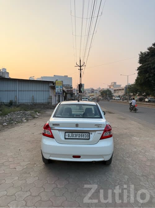 2014 Maruti Swift Dzire VXI White - કાર - રાજકોટ શહેર - Image 1