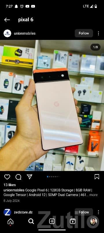 Google Pixel 6 8GB 128GB White - મોબાઇલ ફોન - રણાવાવ - Image 3