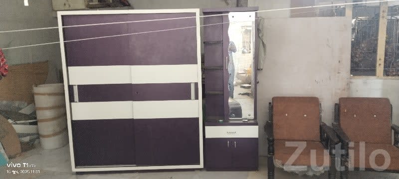 Wardrobe With Dressing Unit & Chairs - Cupboards & Storage - Veraval - Image 1