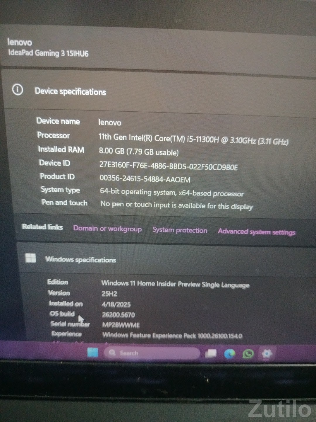 Lenovo IdeaPad gaming - Laptops & Computers - Rajkot City - Image 1