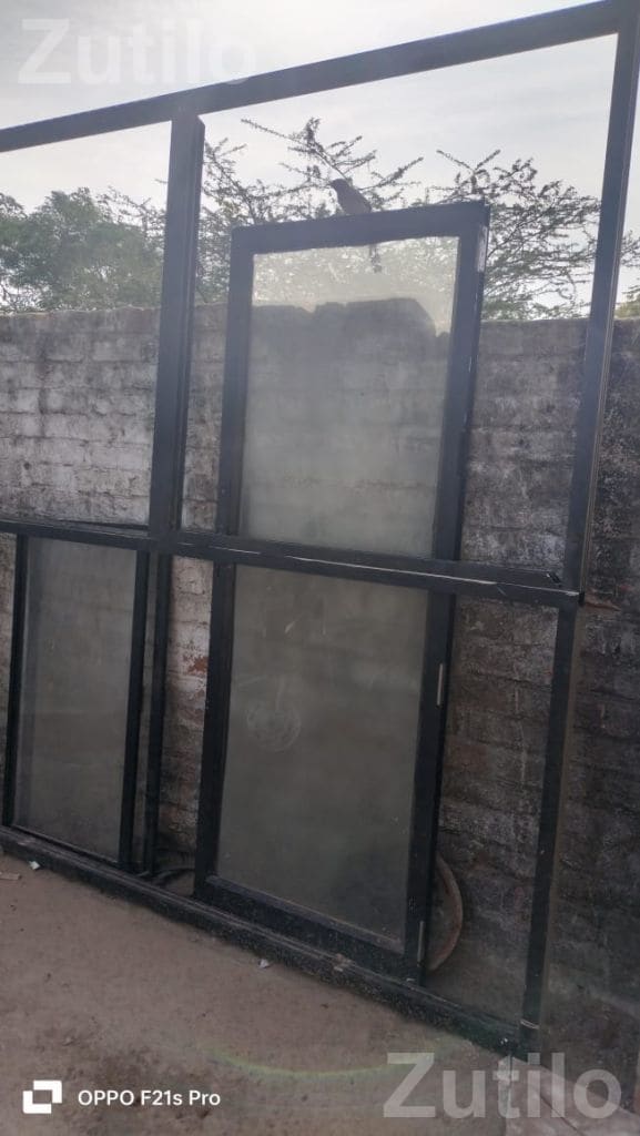 Aluminium Glass Door Frame for Shop or Office - ઓફિસ ફર્નિચર - પાલનપુર - Image 1