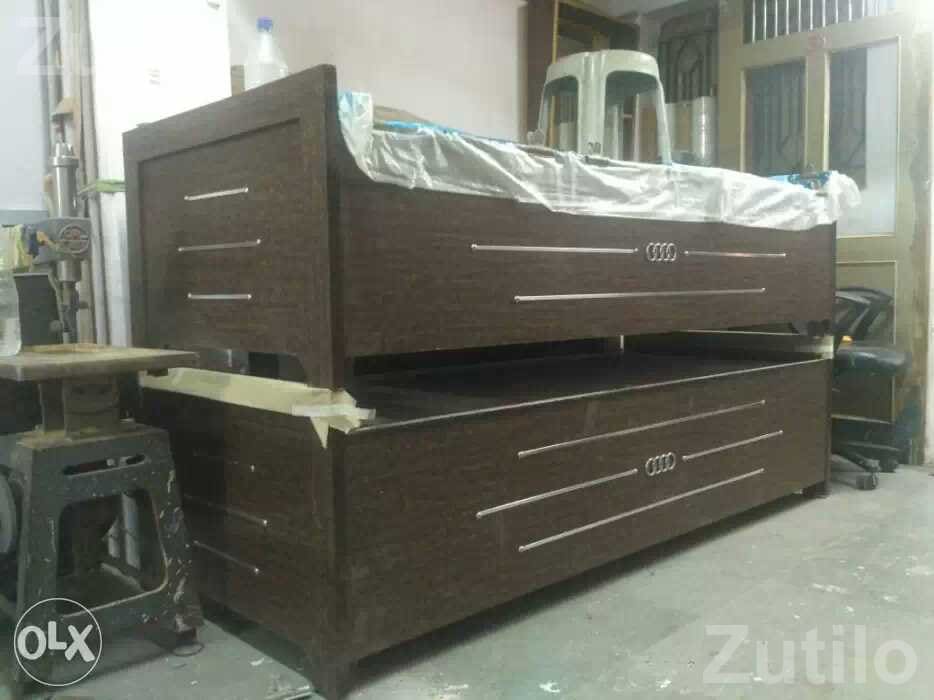 Wooden Bed Frame in 15 mm Plywood - Beds & Mattresses - Rajkot City - Image 3