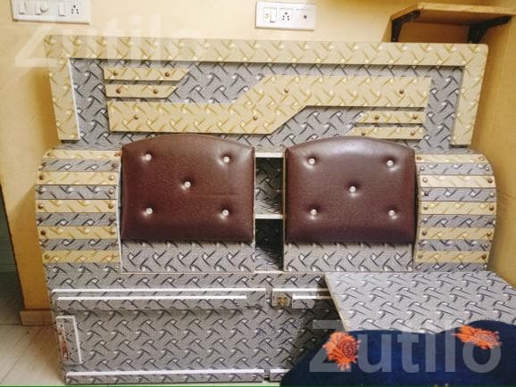 Bedroom Furniture Set with Bed and Cupboard - Beds & Mattresses - Rajkot City - Image 1