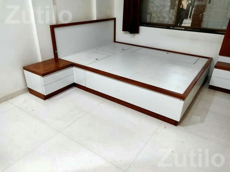 Custom Bedroom Furniture Bed with Storage - Beds & Mattresses - Ahmedabad City - Image 1