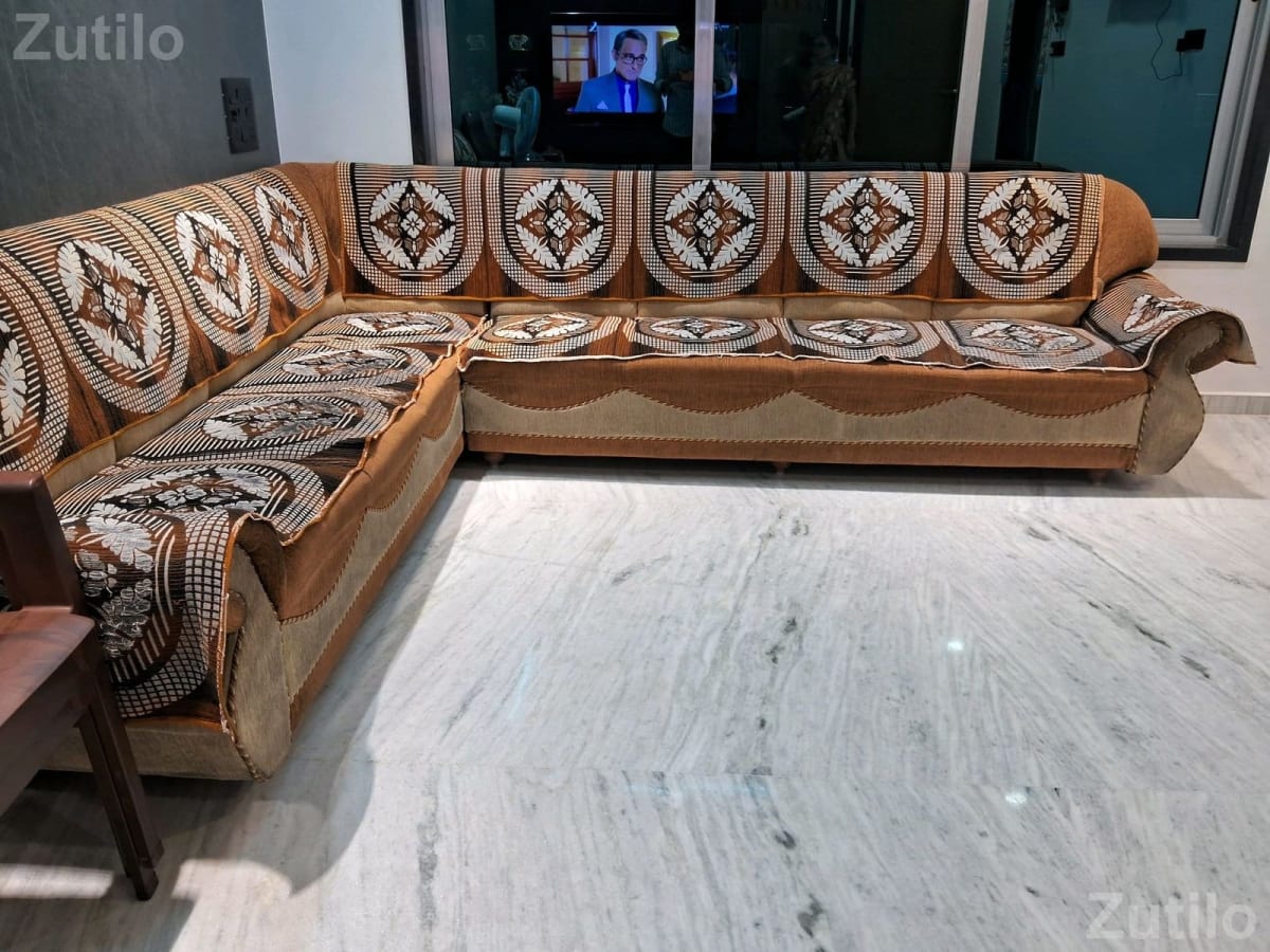 18 Foot L Shape Hall Sofa Set - સોફા સેટ - સુરત શહેર - Image 1