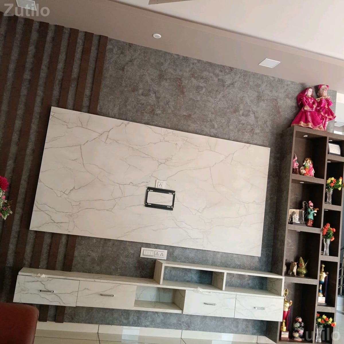 Custom TV Unit and Furniture Work - ઓફિસ ફર્નિચર - નખત્રાણા - Image 1