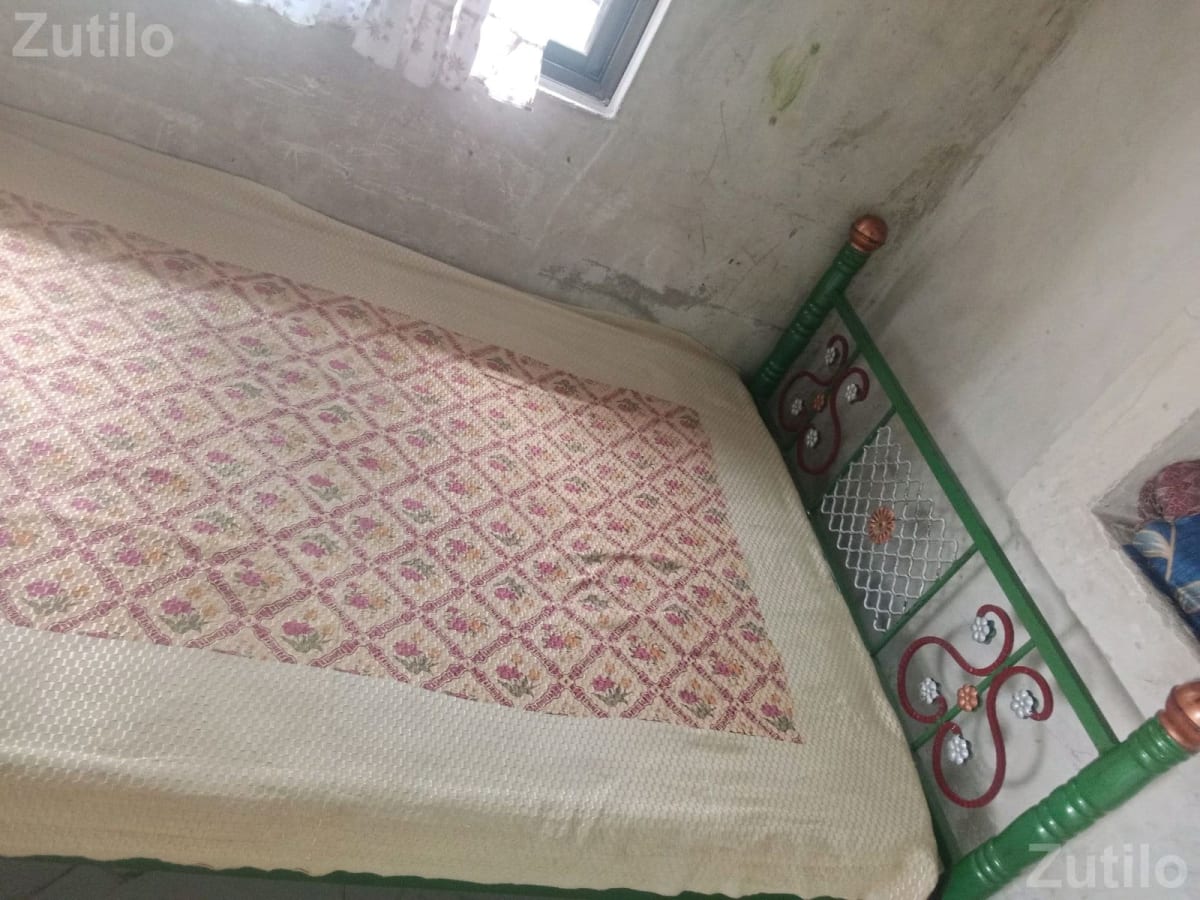 Single Bed Palang with Mattress - પાંખા અને ગાદી - અમદાવાદ શહેર - Image 1