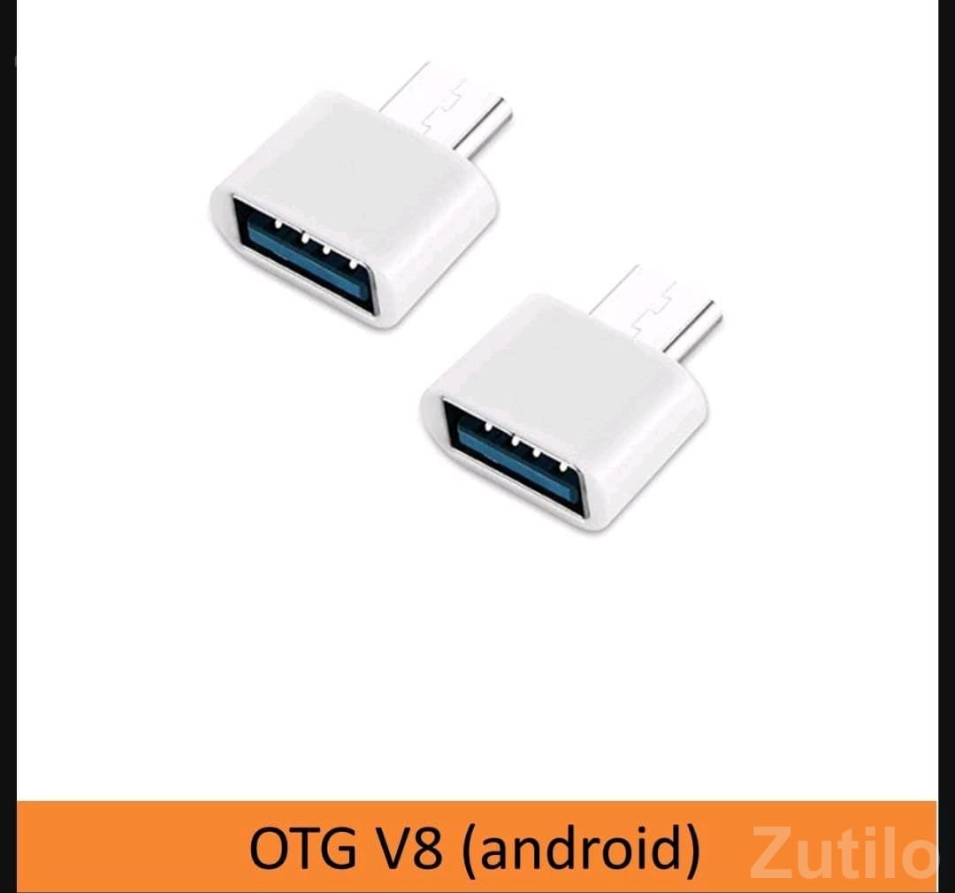 OTG V8 Android Mobile Adapter - ઇલેક્ટ્રોનિક ઍક્સેસરીઝ - રાજકોટ શહેર - Image 1