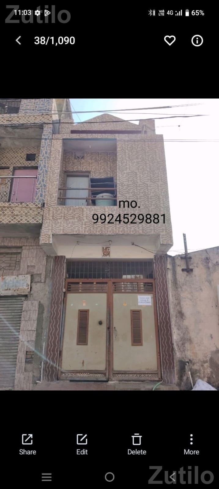 House for Rent with Ground and Upper Floor - ઘર ભાડે માટે - રાજકોટ શહેર - Image 1