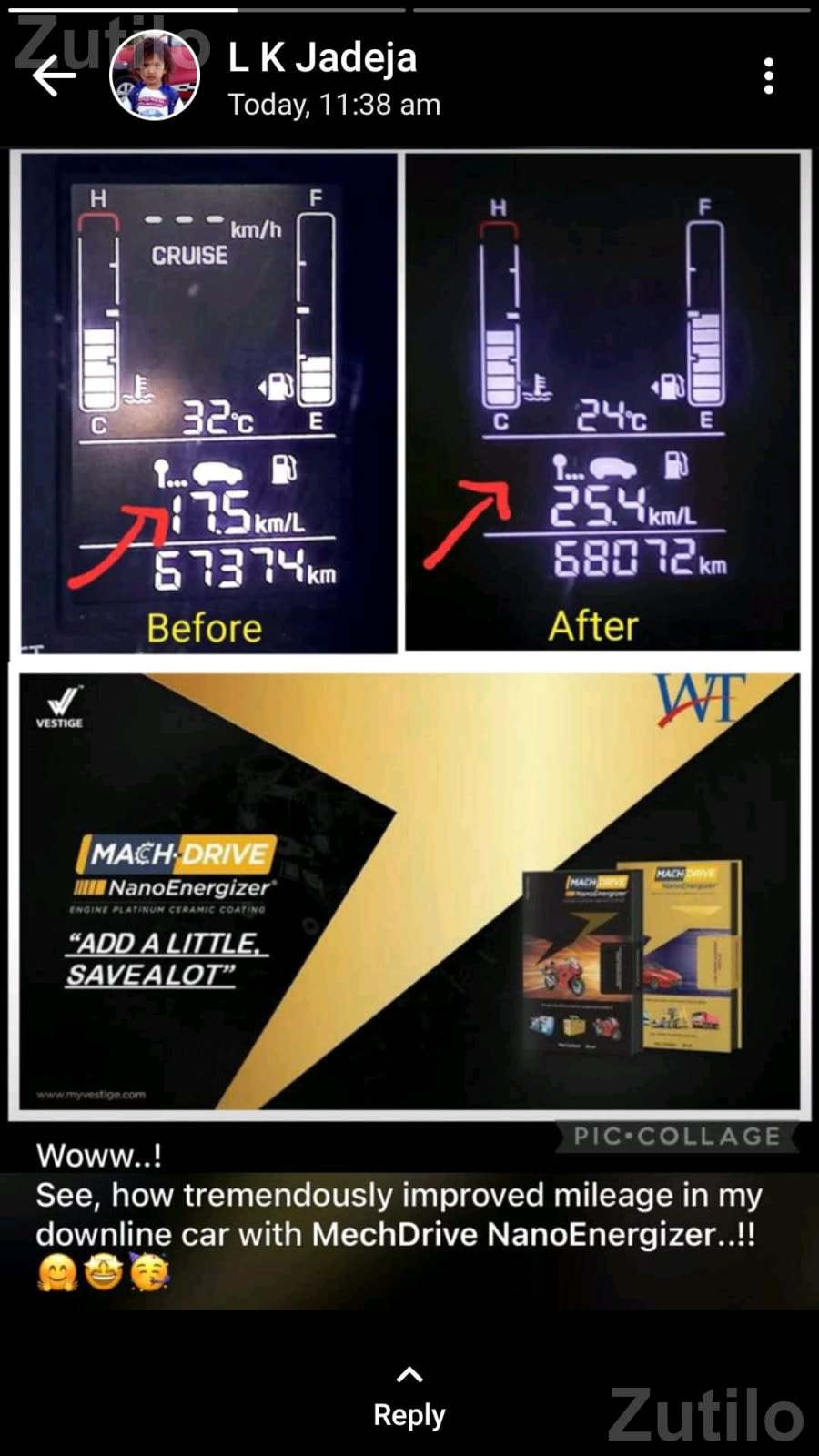 Nano Energizer Engine Oil Additive for Vehicles - Auto Parts - Rajkot City - Image 2
