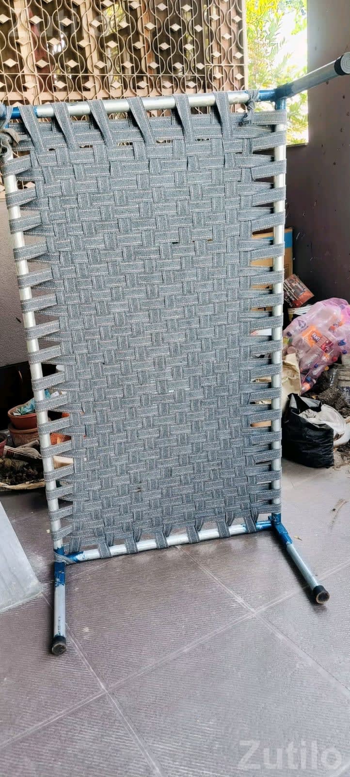 Iron Folding Cot Bed in Good Condition - પાંખા અને ગાદી - રાજકોટ શહેર - Image 1