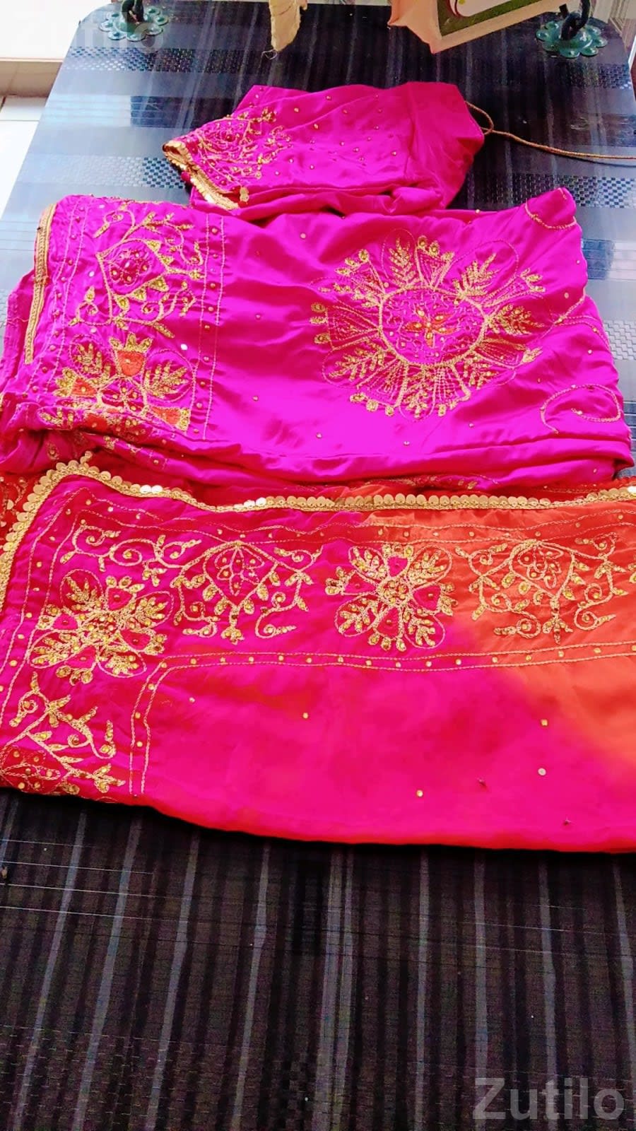 Pink Embroidered Chaniya Choli Set - Ethnic Wear - Keshod - Image 1