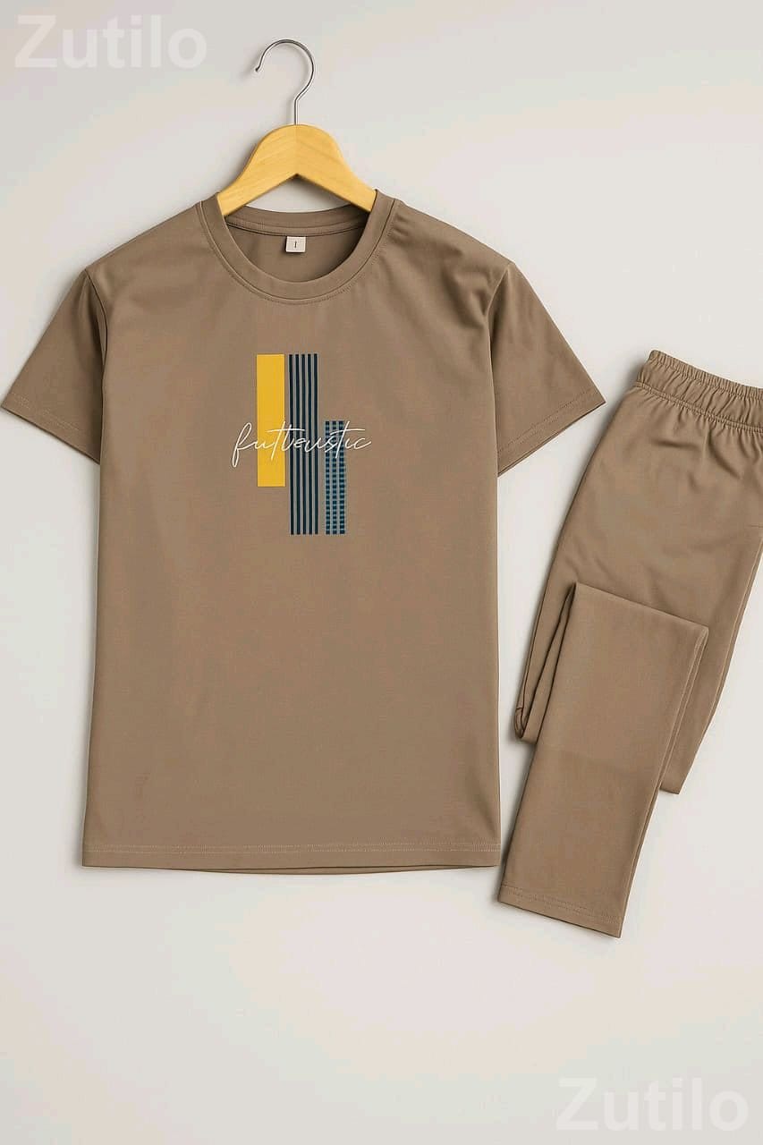 Men's T-Shirt and Lower Co-Ord Set - Men's Wear - Bhesan - Image 1