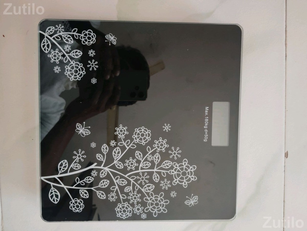 Digital Weight Machine Glass Weighing Scale - Gym & Fitness Equipment - Palitana - Image 1