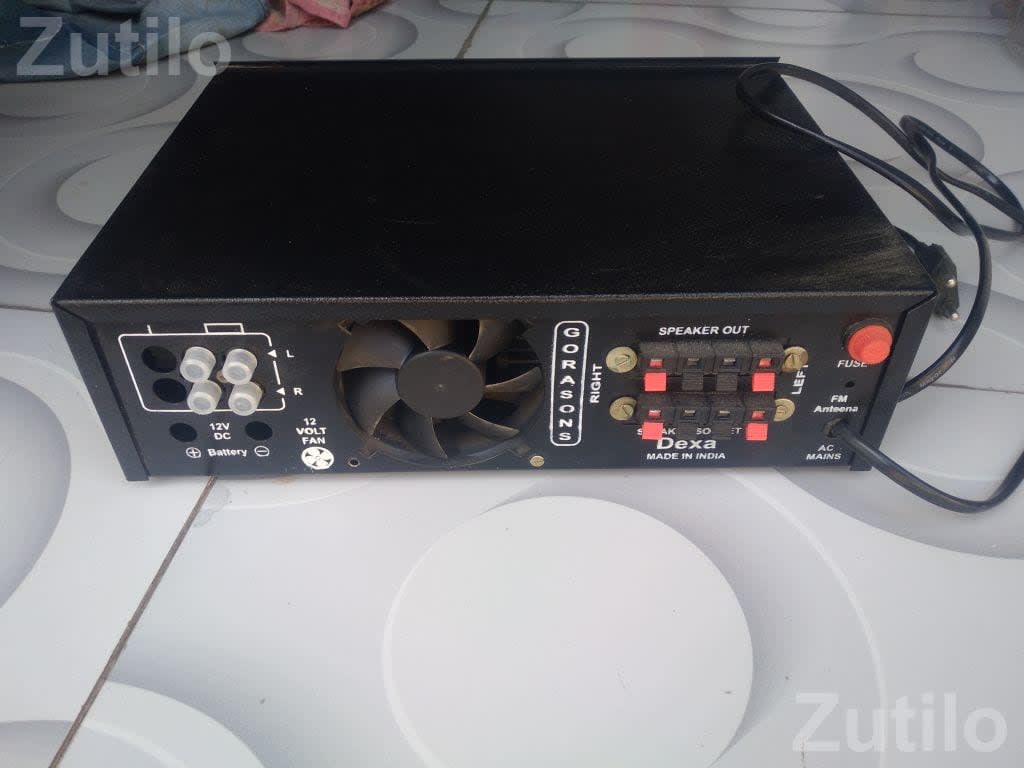 12 Volt Audio Amplifier in Running Condition - ઇલેક્ટ્રોનિક ઍક્સેસરીઝ - સુત્રાપાડા - Image 2