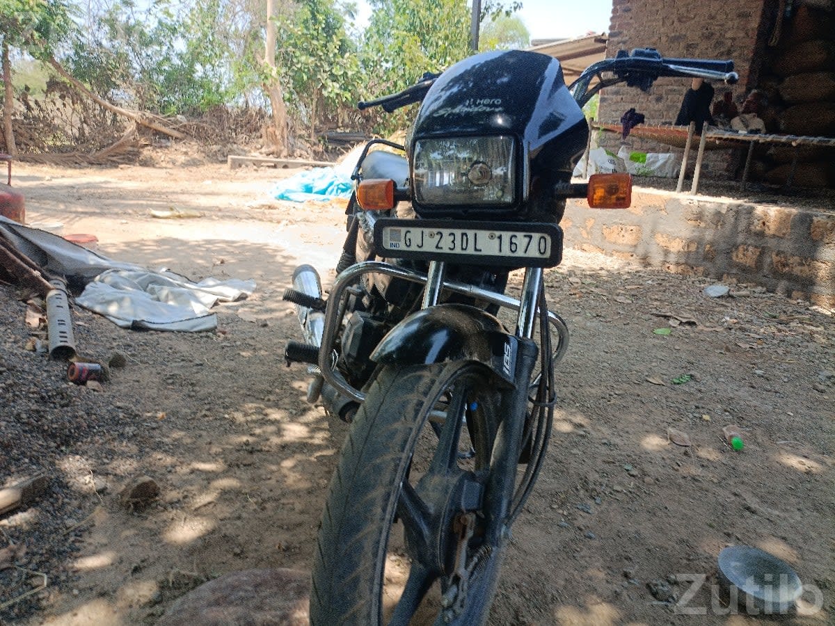 Hero Splendor Plus 2021 Full Black Bike - Bikes - Khambhalia - Image 3