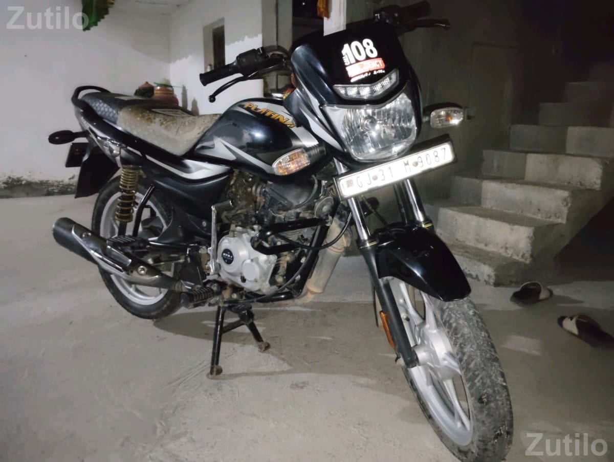 platina ગાડી એક હાથે વાપરેલી - Bikes - Vanthali - Image 4