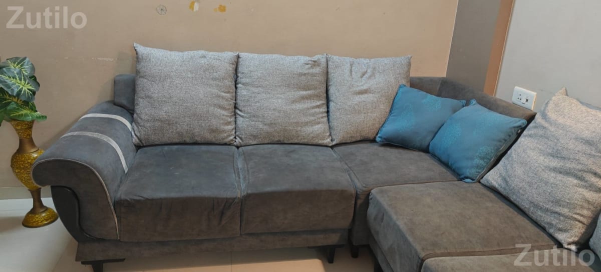 Six seater sofa set L shape, 95inchX105inch - Sofa Sets - Padra - Image 4