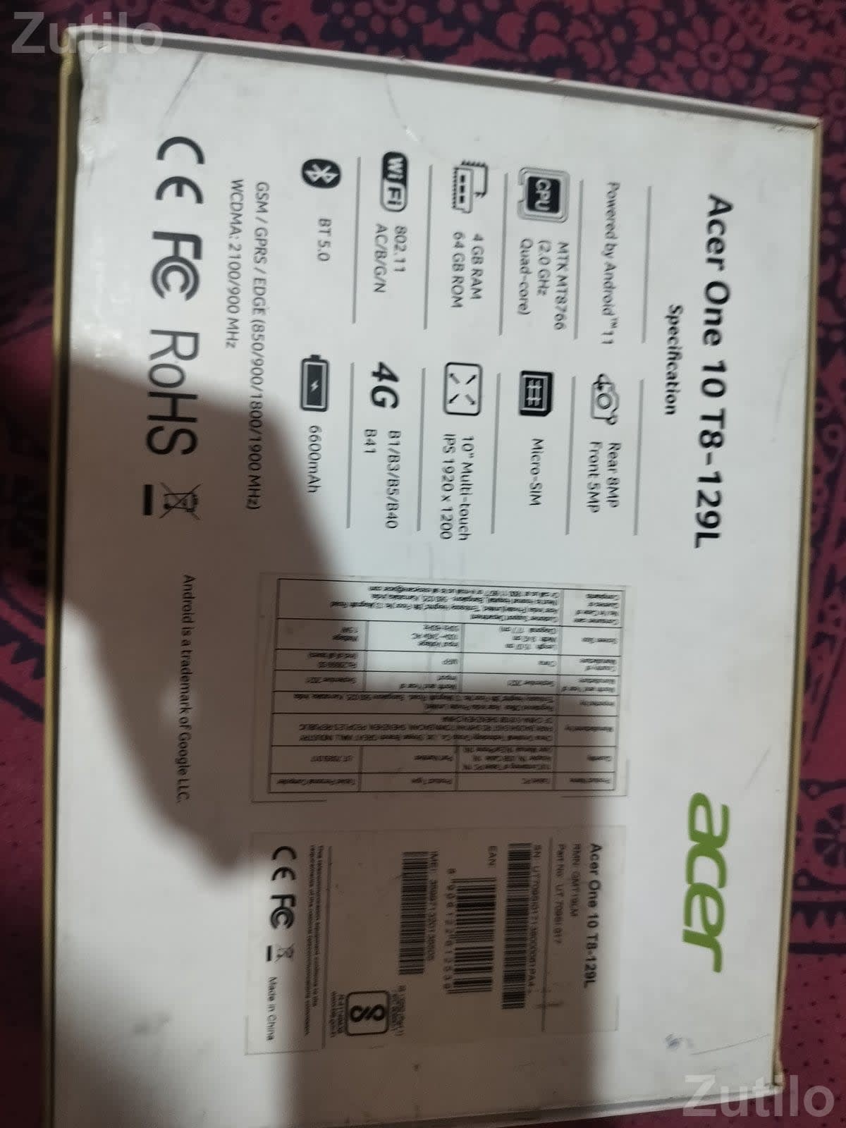 Acer One 10 T8-129l tablet - Tablets - Vadodara City - Image 3