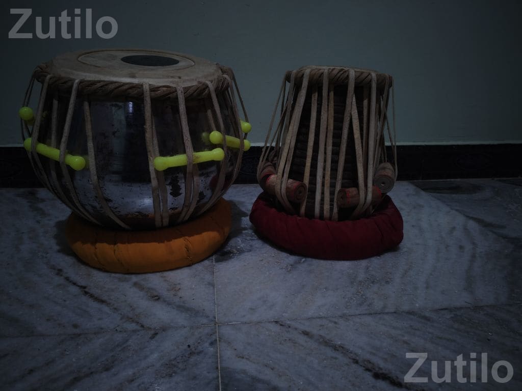 Tabla Pair with Cushions for Practice - સંગીત સાધનો - જસદણ - Image 1
